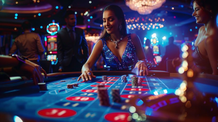 Ilustrasi betting dan live casino bolatoto dengan tema hiburan santai